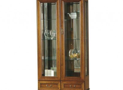 Klassischer Vitrine Glasschrank Schrank Massiv Vitrinenschrank Vitrinen Neu R-W3